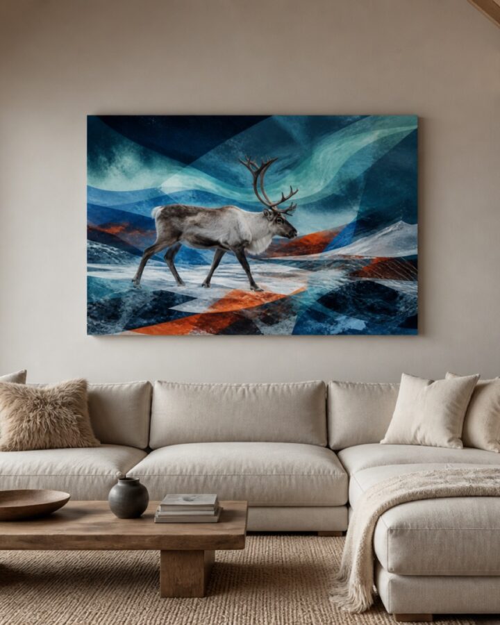 Revontuliporo canvas-taulu