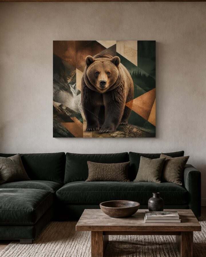 Metsan voima canvas-taulu