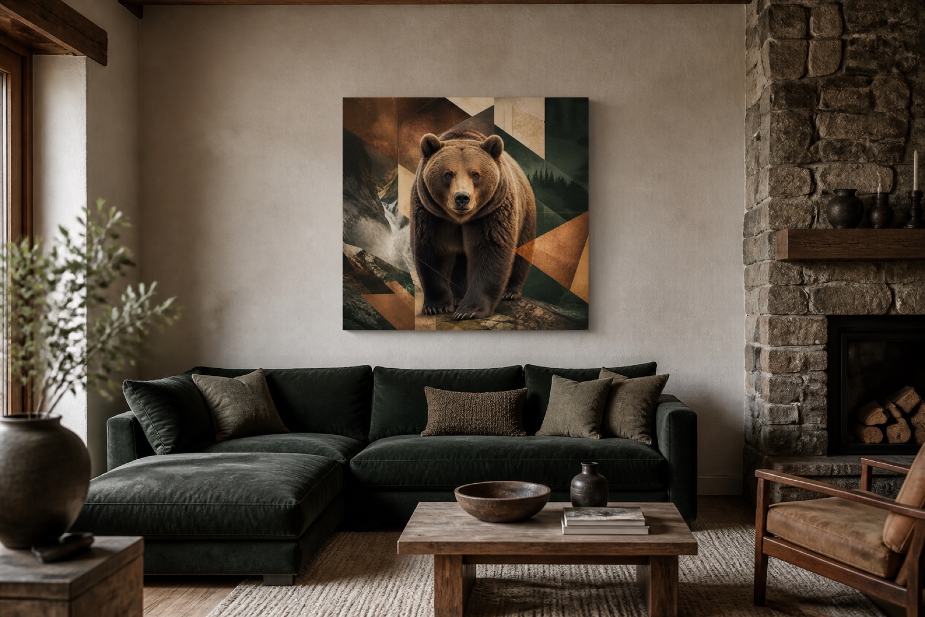 Metsan voima canvas-taulu