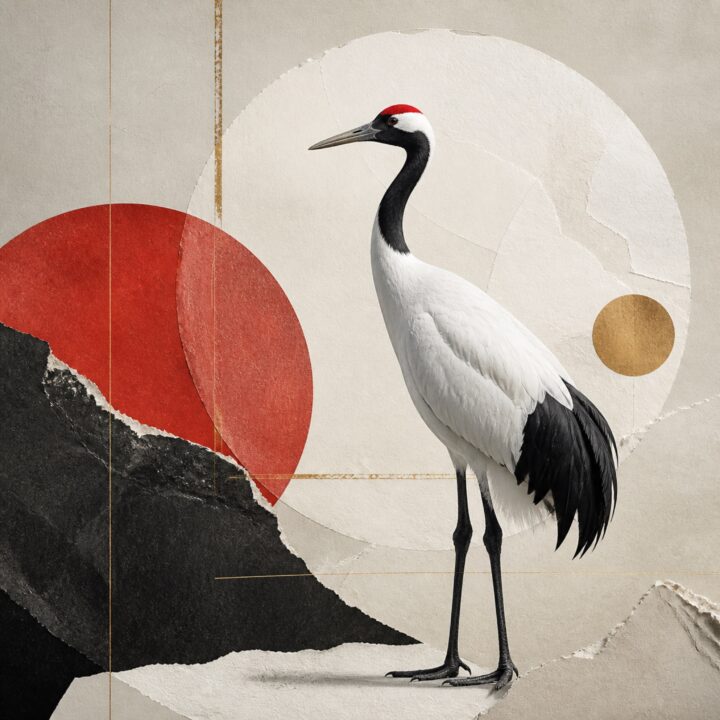 Kurjen tasapaino canvas-taulu