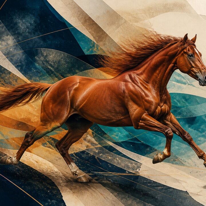 Vapaa hevonen canvas-taulu