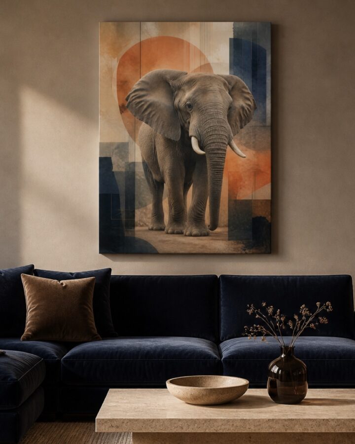 Elefantin muisti canvas-taulu