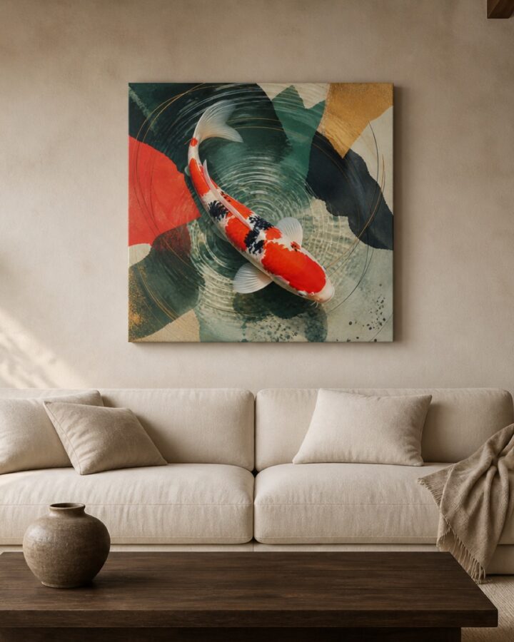 Koin virta canvas-taulu