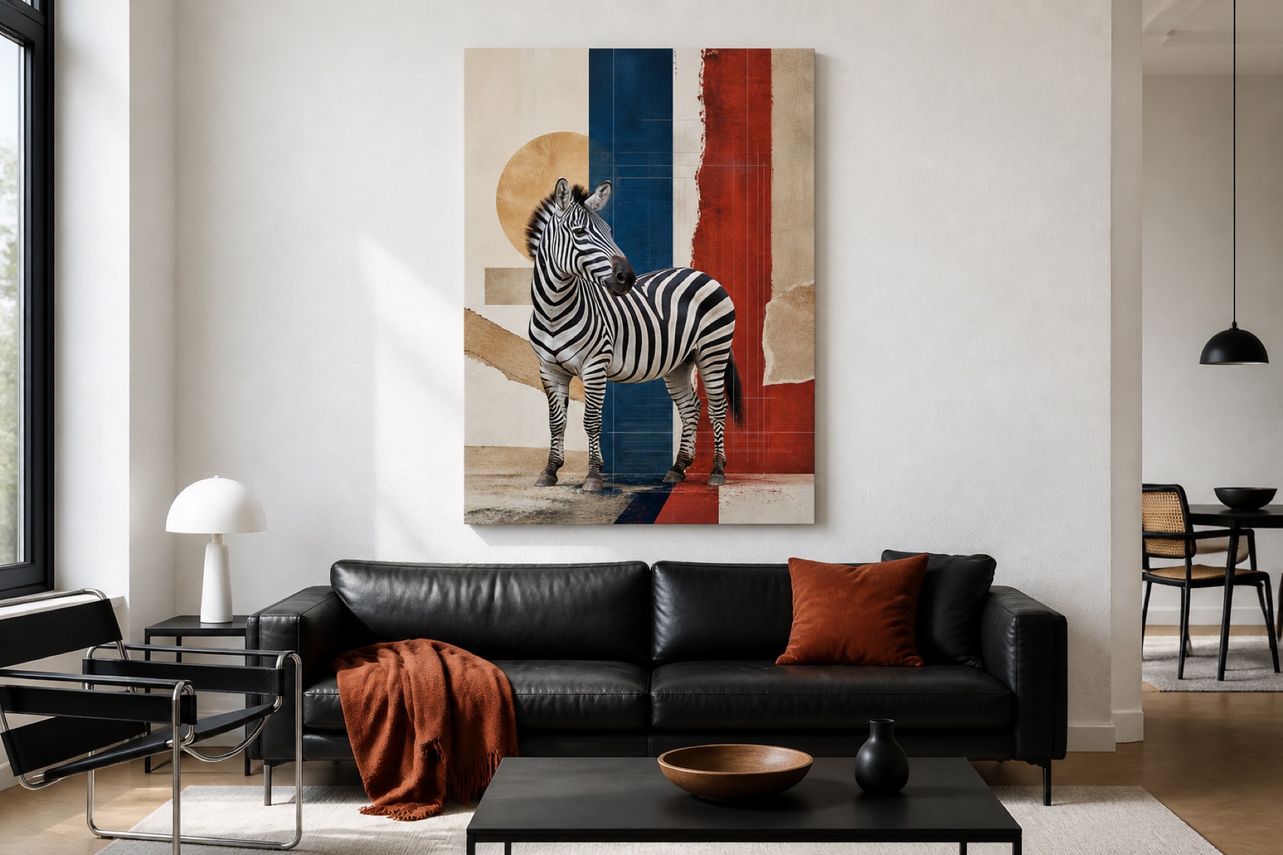 Seepra linjat canvas-taulu