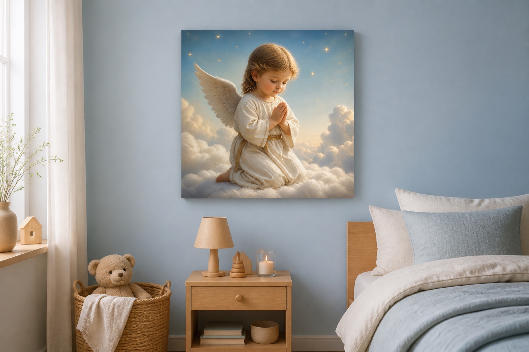 Pieni rukousenkeli canvas-taulu