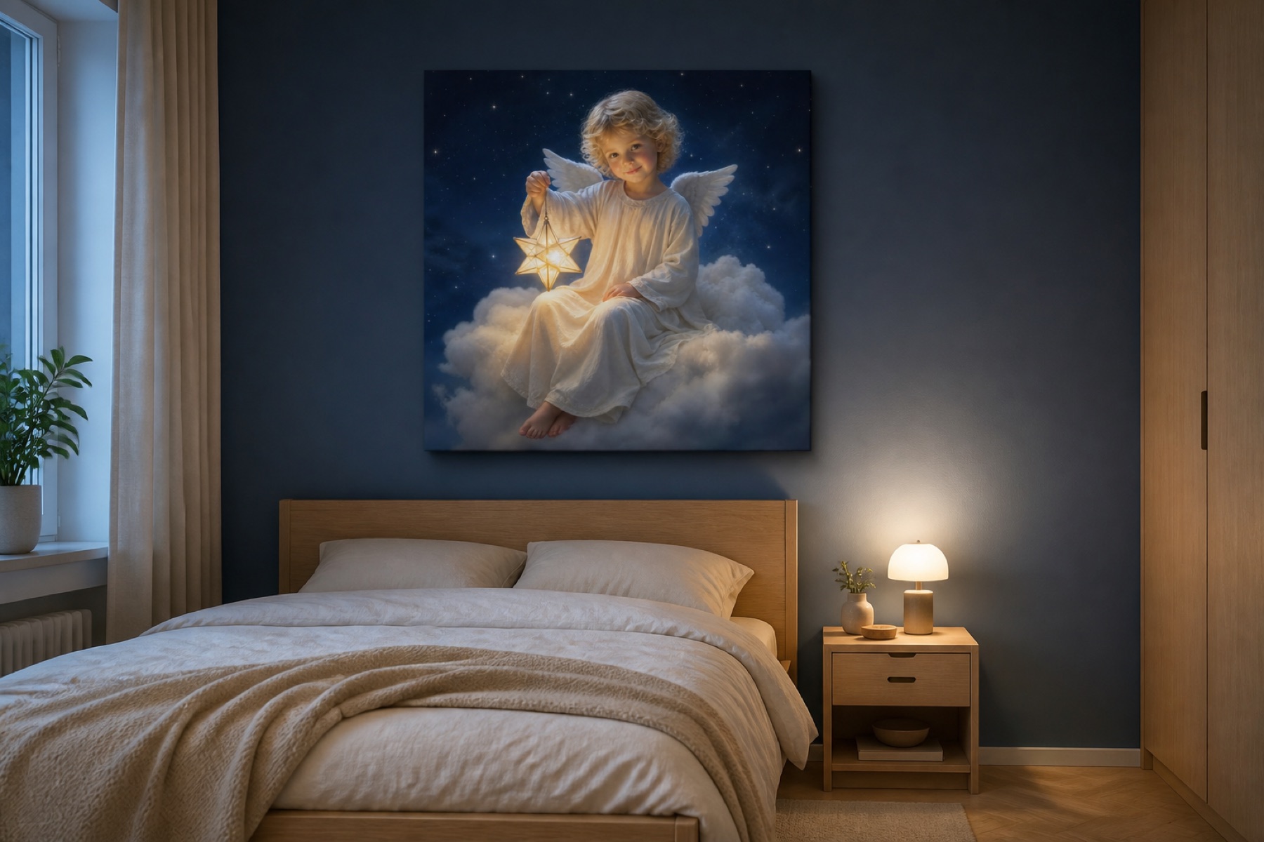 Pieni tahtienkeli canvas-taulu