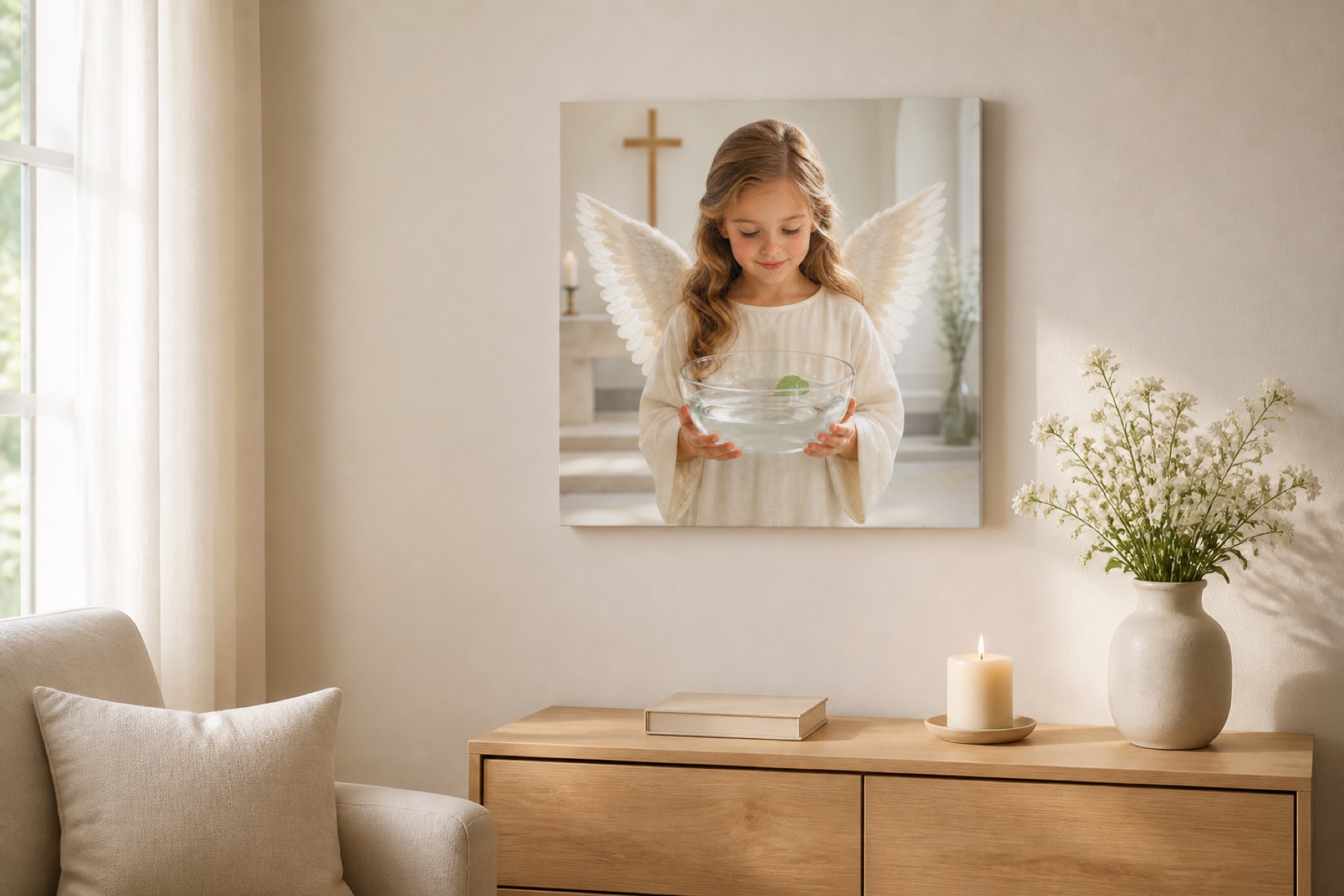 Pieni kasteenkantaja canvas-taulu