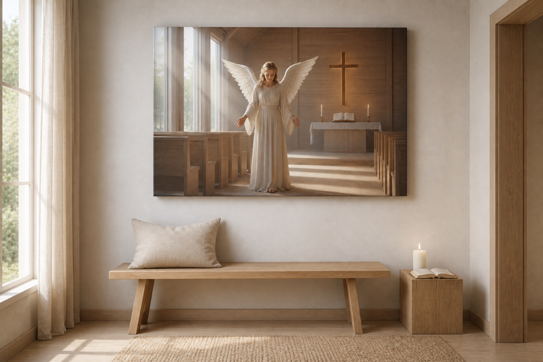 Hiljainen siunaus canvas-taulu