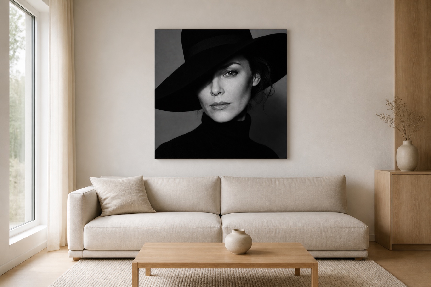 Hatun varjo nelio canvas-taulu