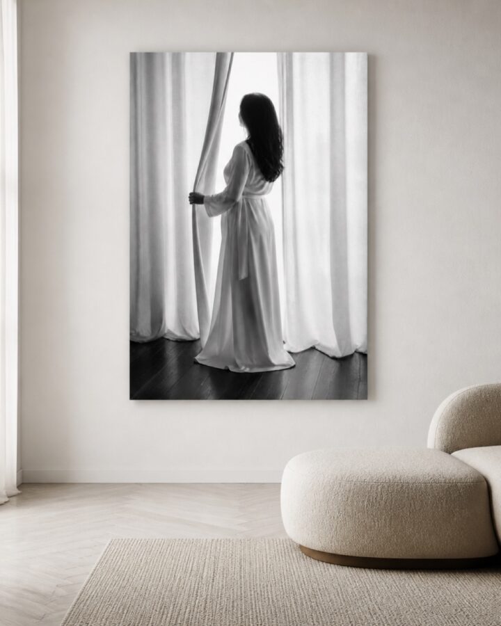 Verhon valo pysty canvas-taulu