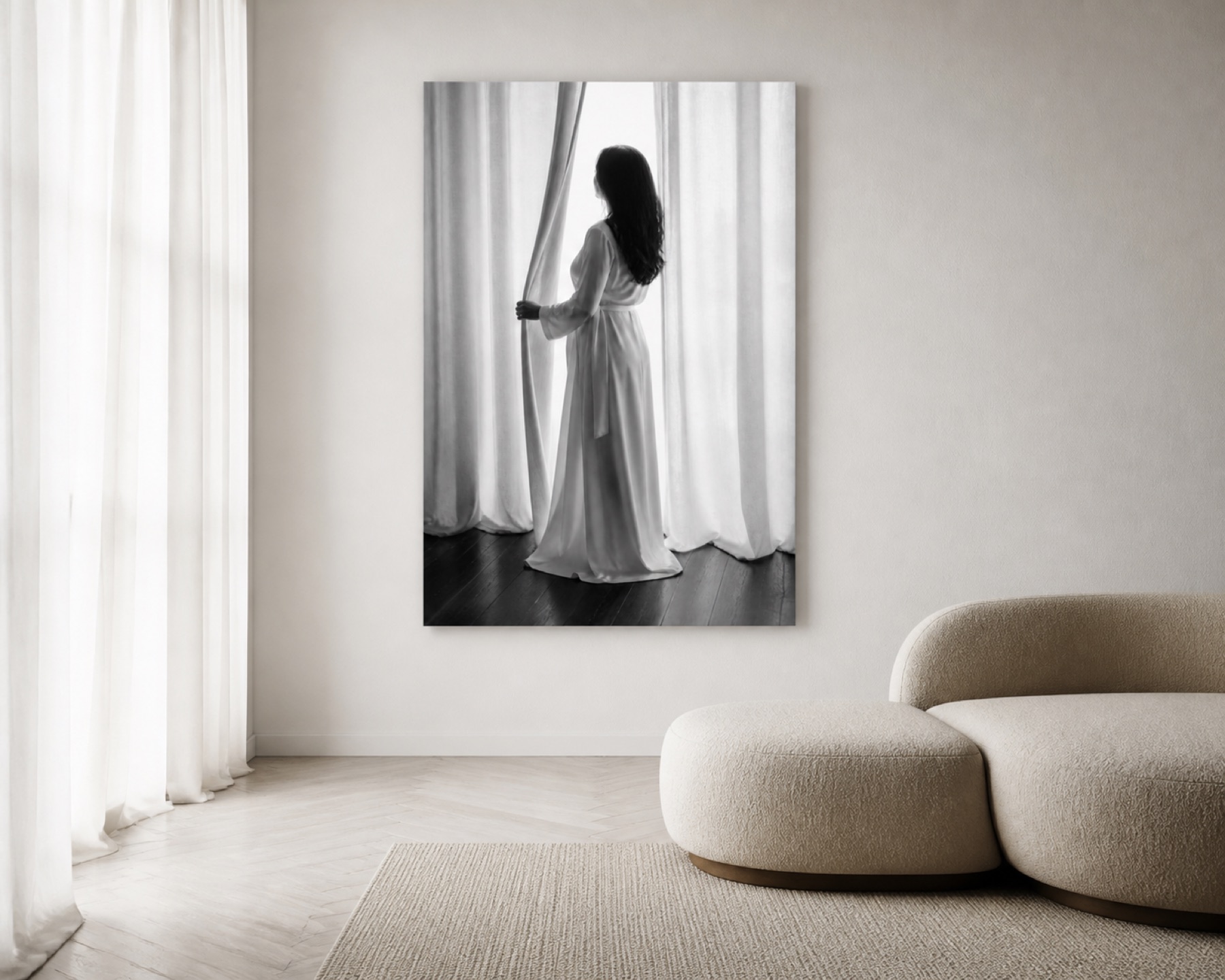 Verhon valo pysty canvas-taulu