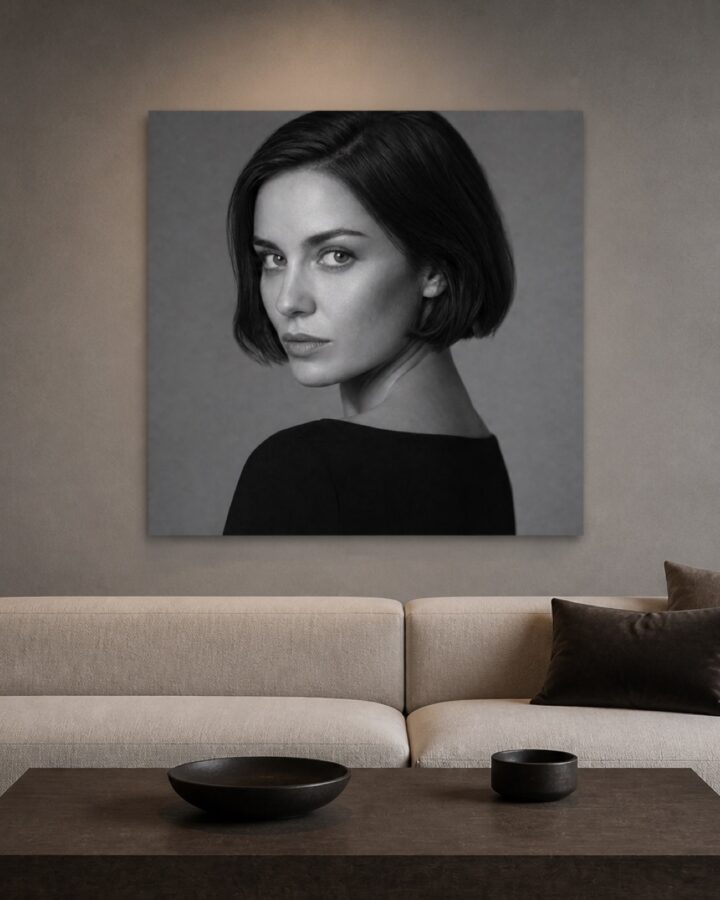 Katse olan yli nelio canvas-taulu