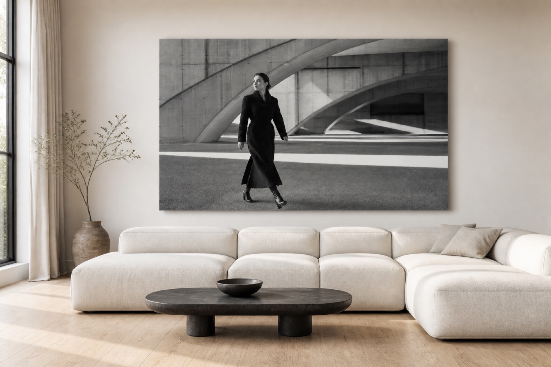 Sillan varjo vaaka canvas-taulu