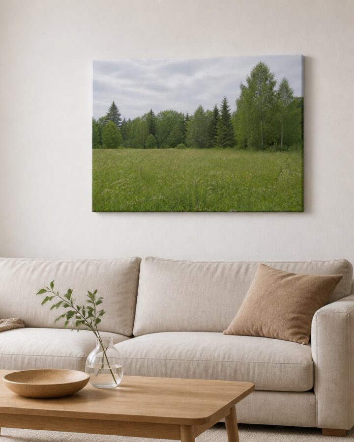 Kesaniitty canvas-taulu