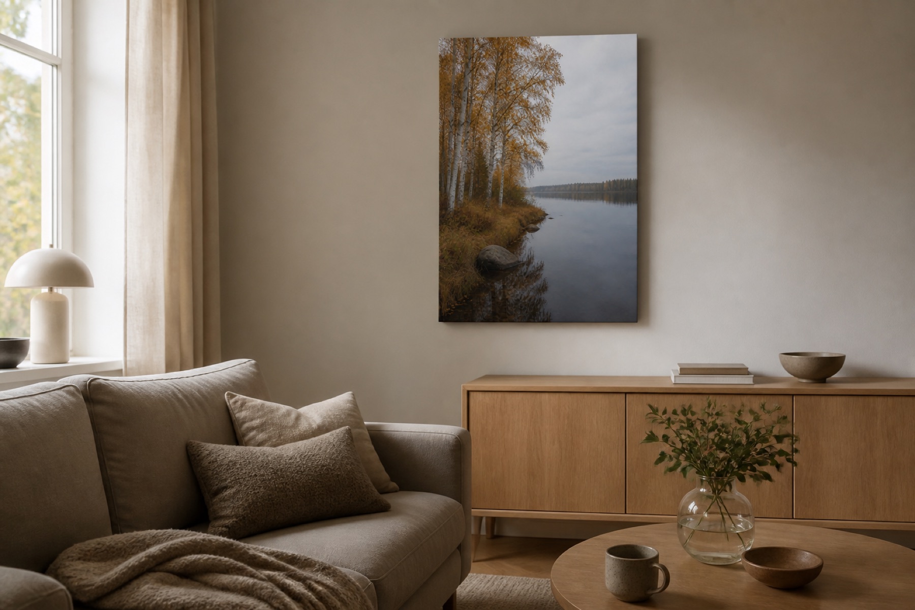 Ruskan ranta canvas-taulu