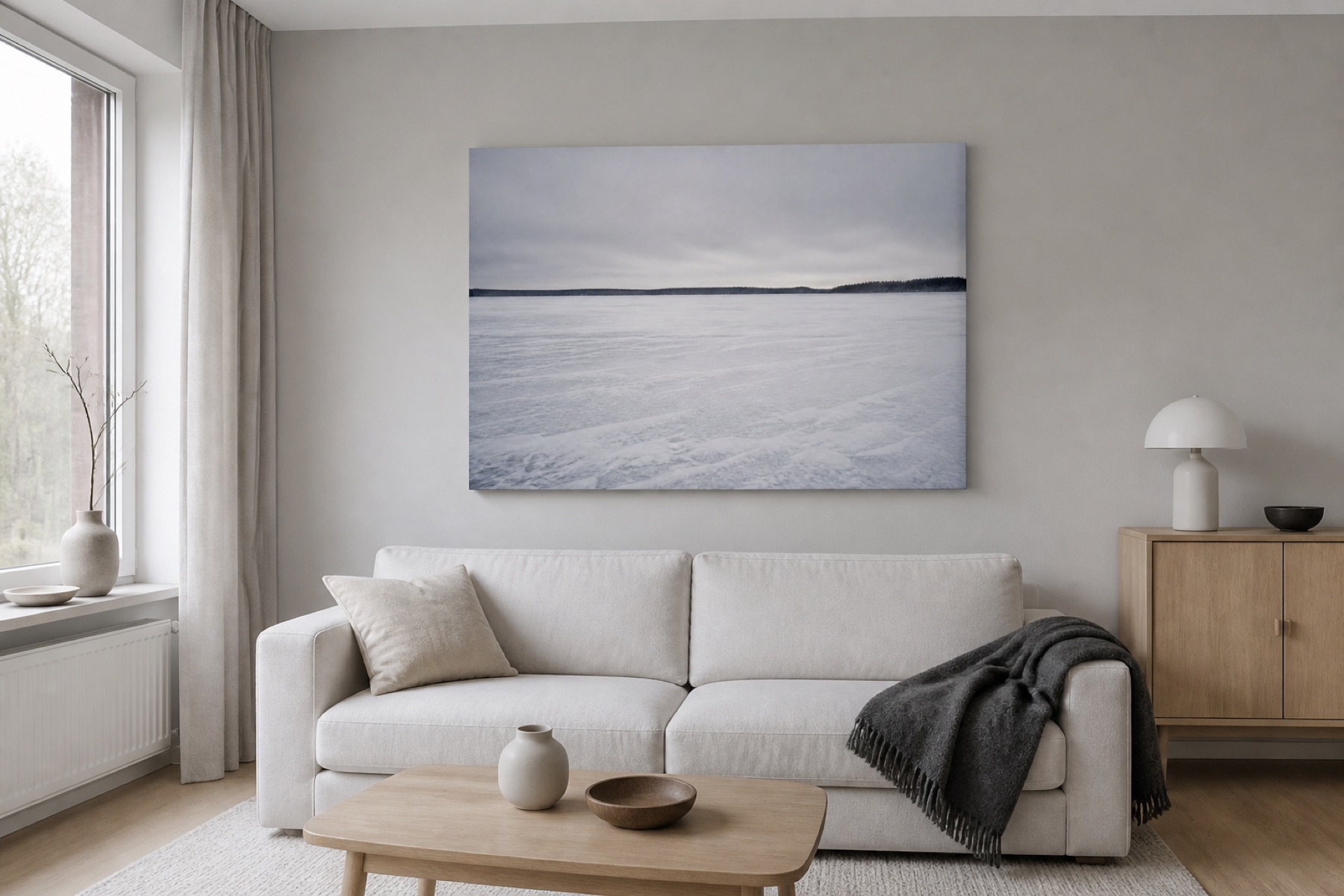 Jarven jaa canvas-taulu