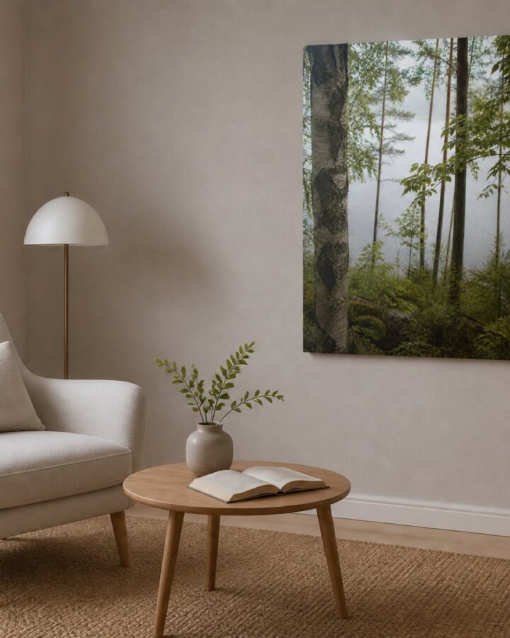Kesasade canvas-taulu