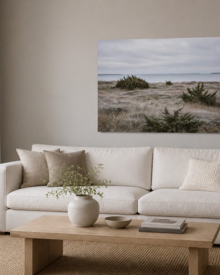 Katajainen niitty canvas-taulu