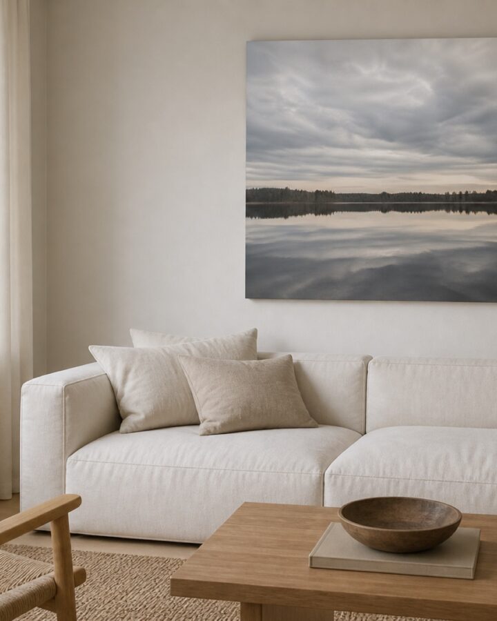 Pilvien peili canvas-taulu
