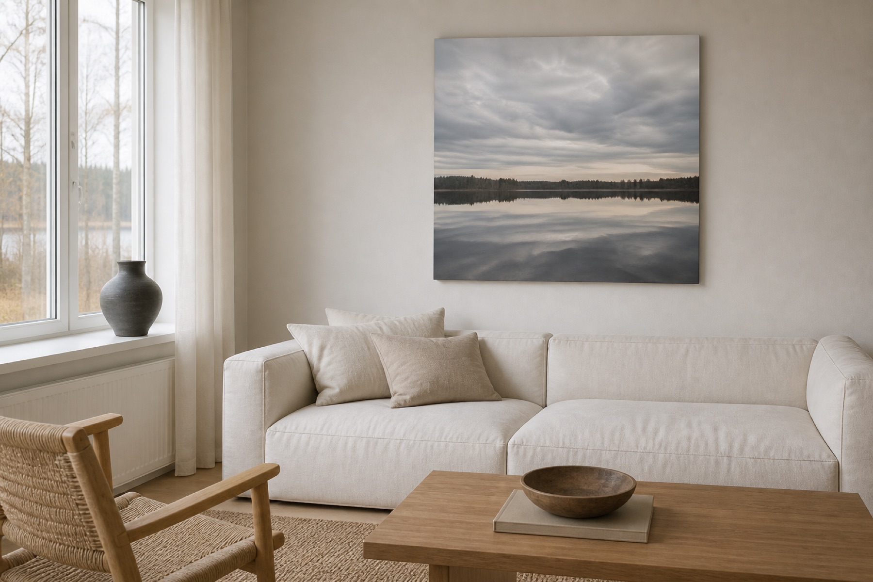 Pilvien peili canvas-taulu