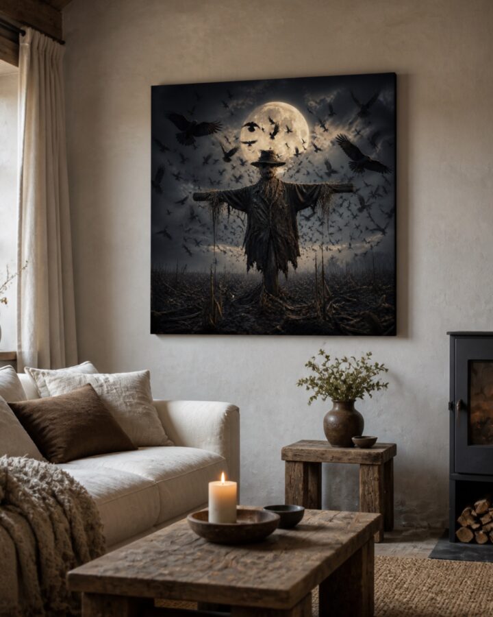 Variksenpelatin nelio canvas-taulu