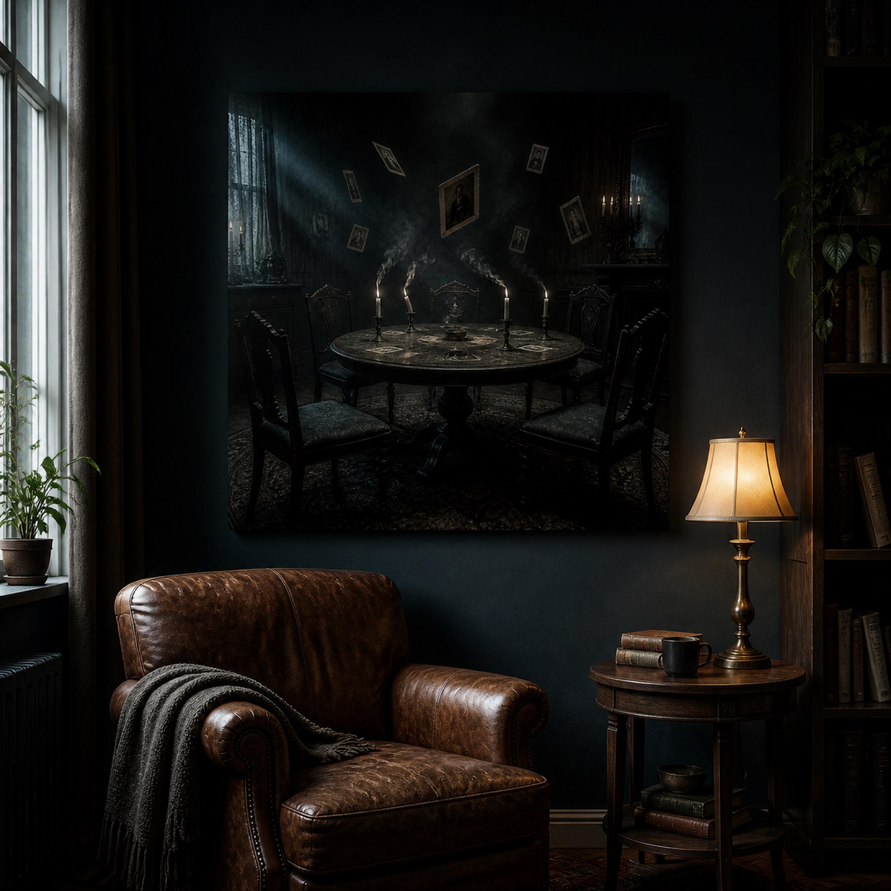 Hiljainen istunto nelio canvas-taulu