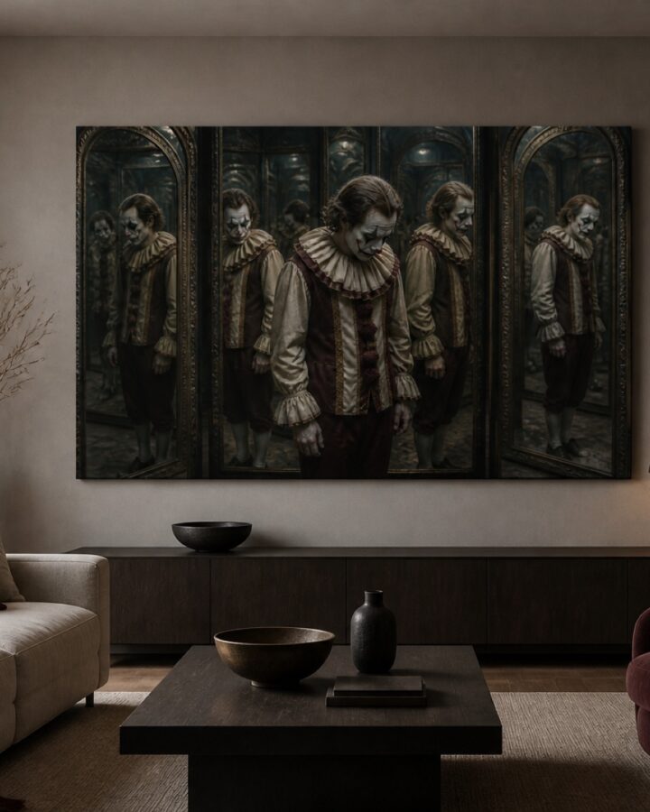 Vaarat heijastukset canvas-taulu