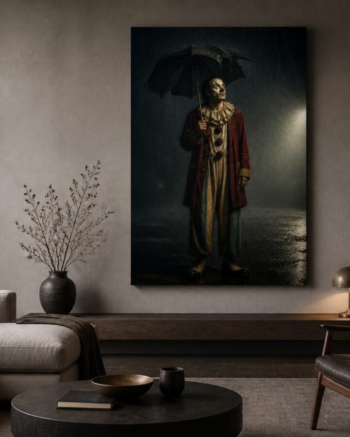 Rikkoutunut sateenvarjo canvas-taulu