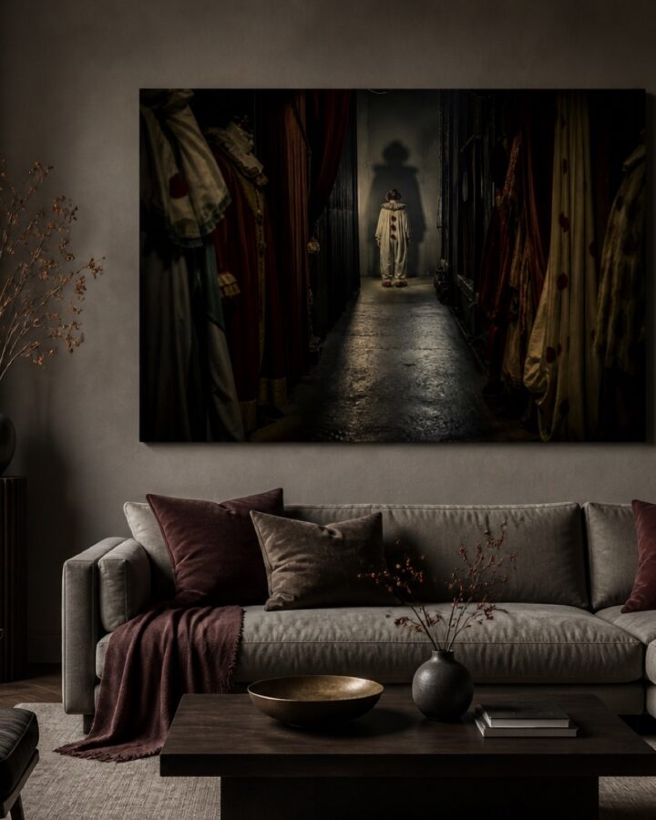 Kulissien takana canvas-taulu