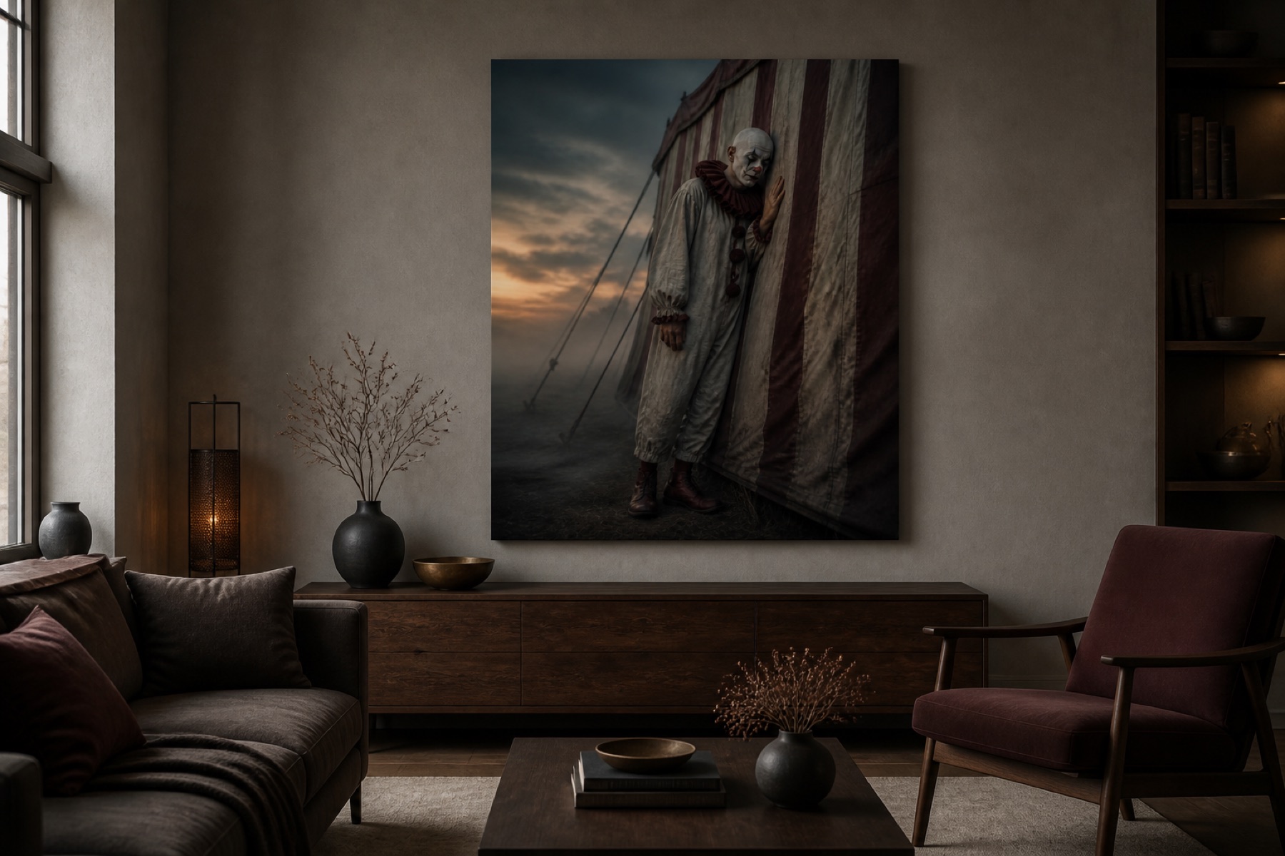 Kuuntelija canvas-taulu