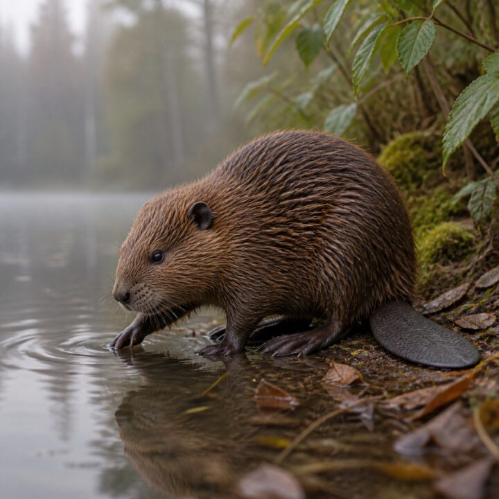 Majavanpoikanen canvas-taulu
