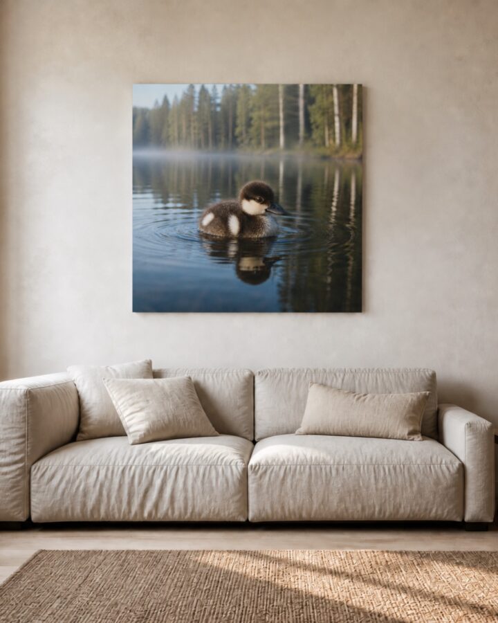 Telkanpoikanen canvas-taulu