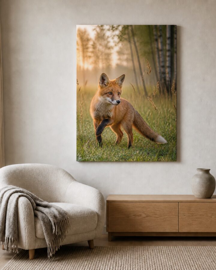 Ketunpentu canvas-taulu