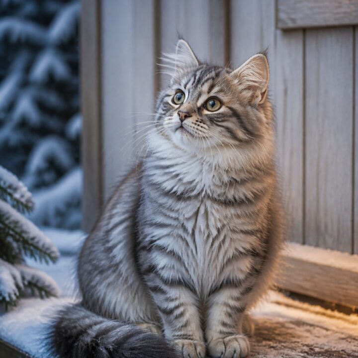 Metsakissanpentu canvas-taulu