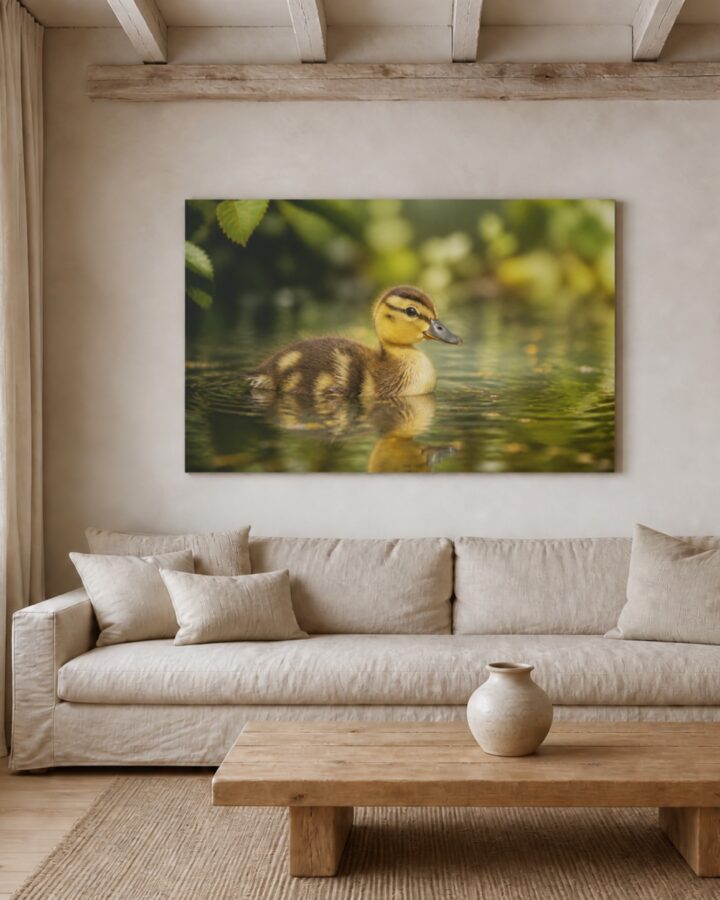 Sinisorsanpoikanen canvas-taulu