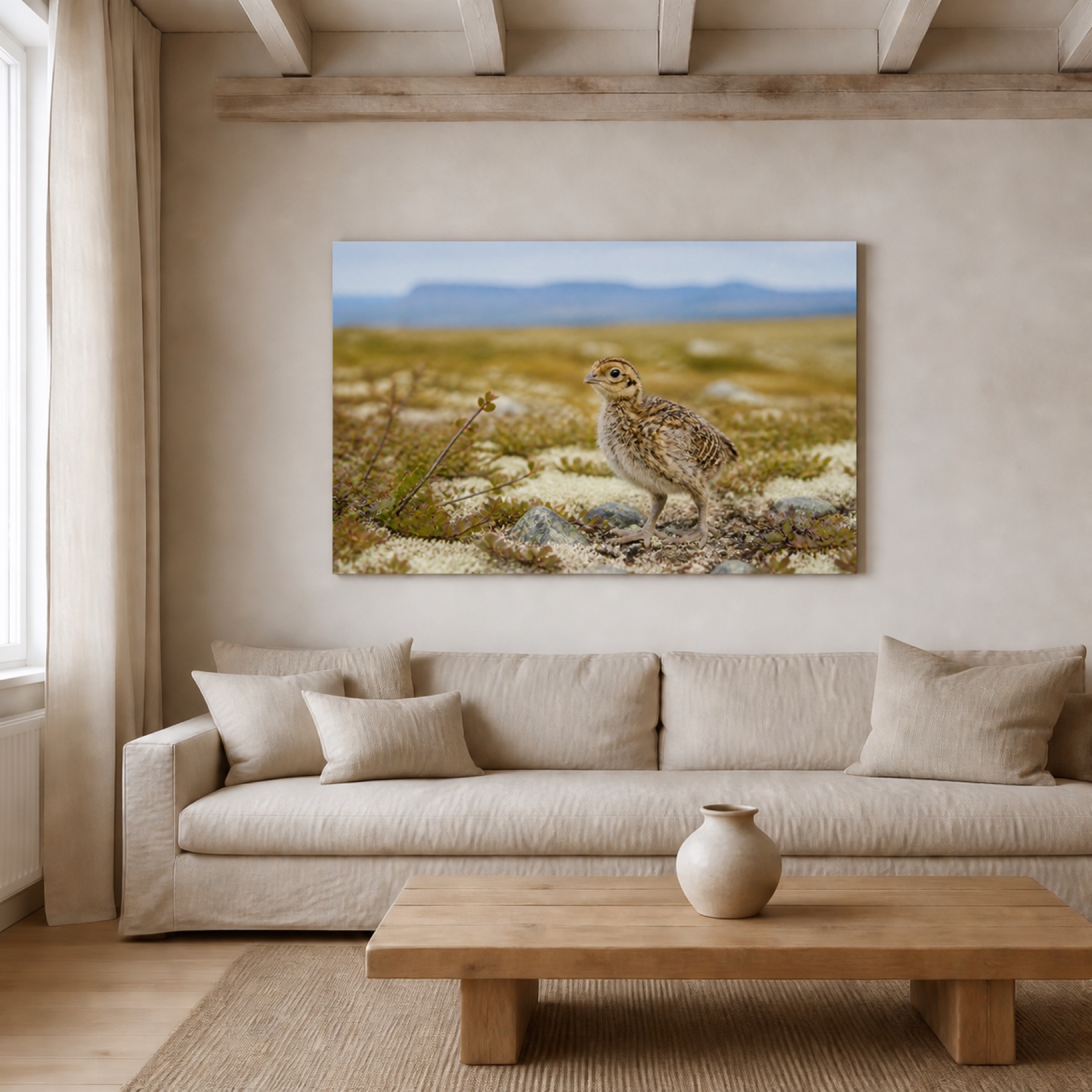 Riekonpoikanen canvas-taulu