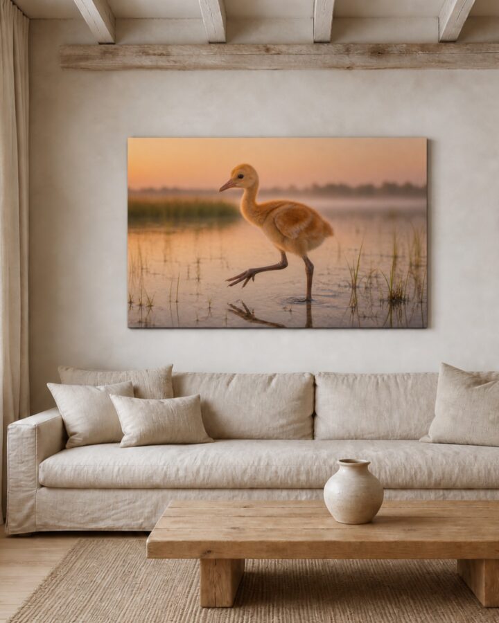 Kurjenpoikanen canvas-taulu