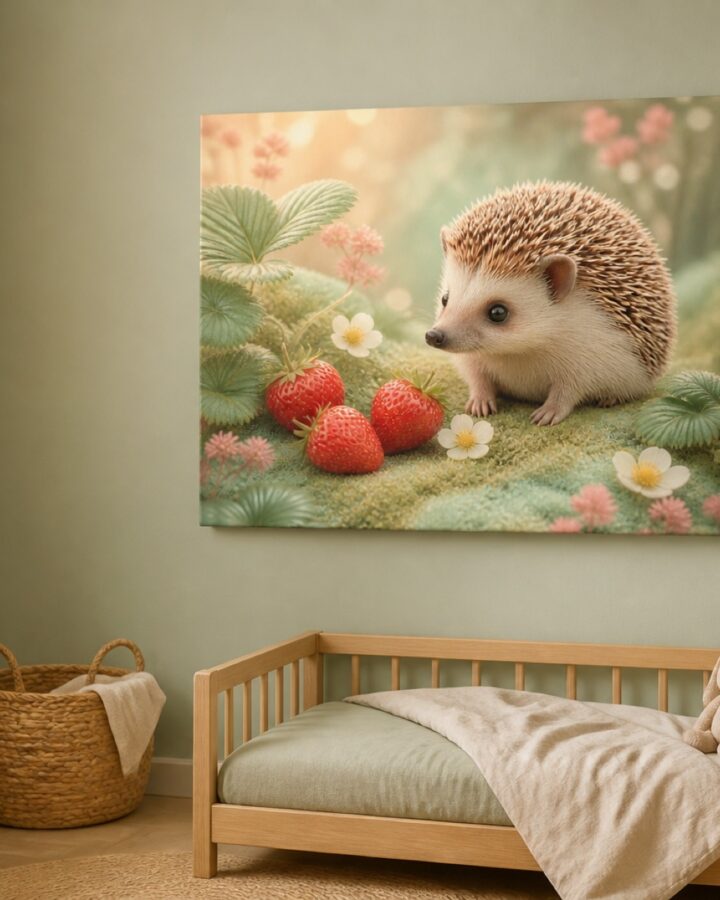 Metsan mansikkajuhla canvas-taulu