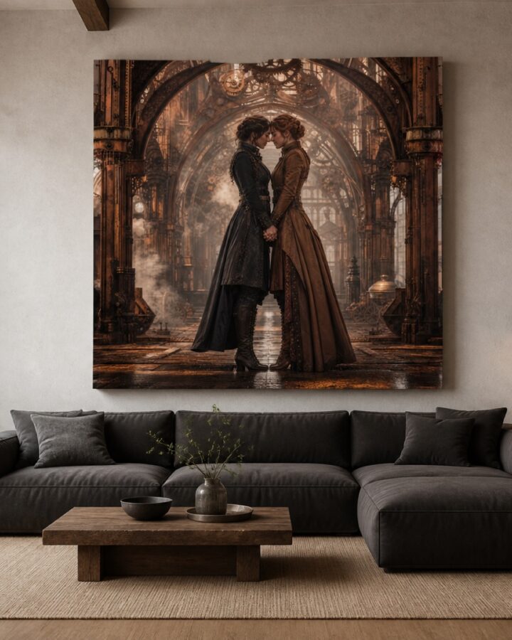 Rust cathedral nelio canvas-taulu
