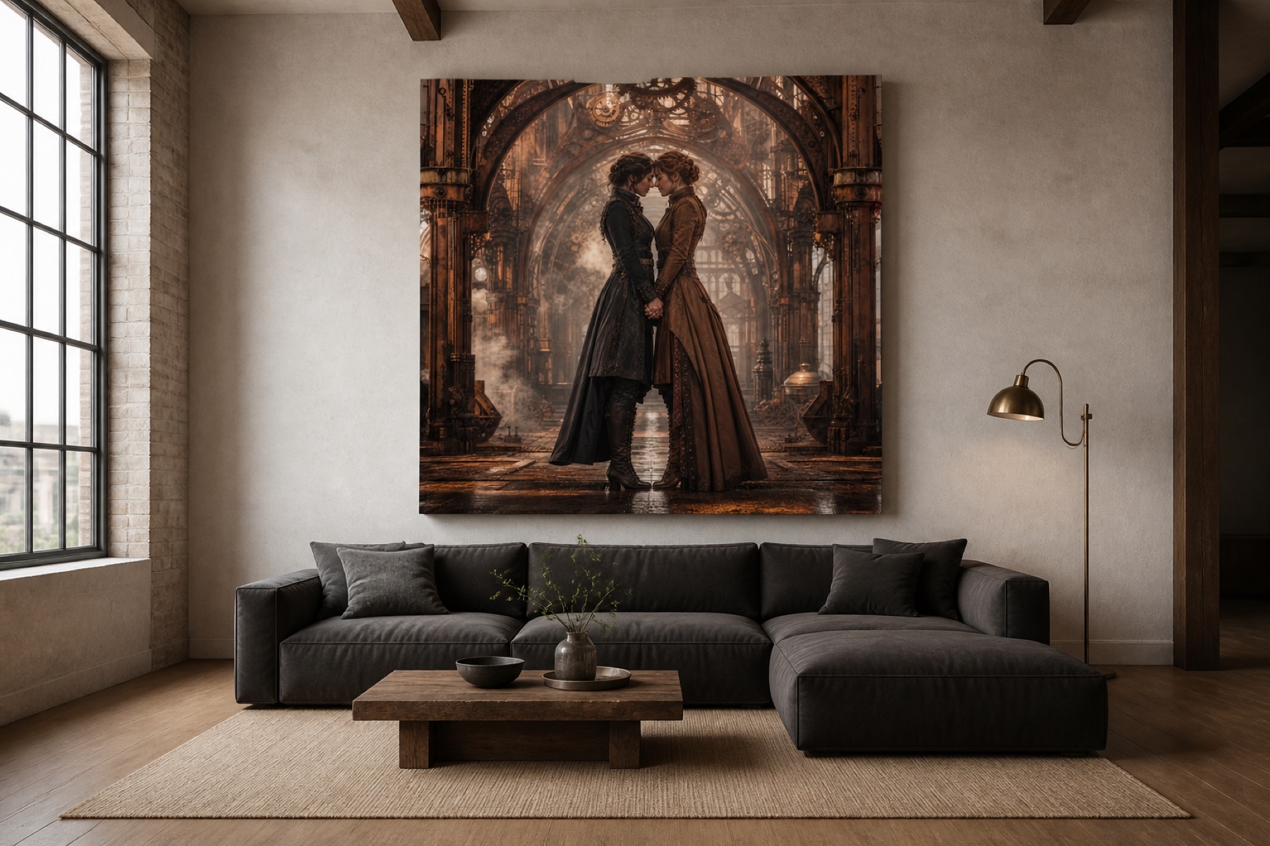 Rust cathedral nelio canvas-taulu