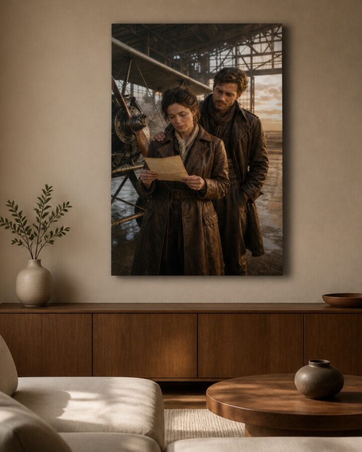 Aviators letter pysty canvas-taulu