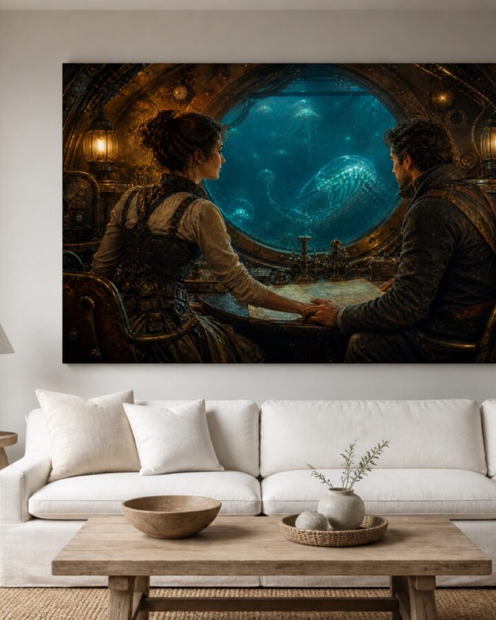 Submarine observatory vaaka canvas-taulu