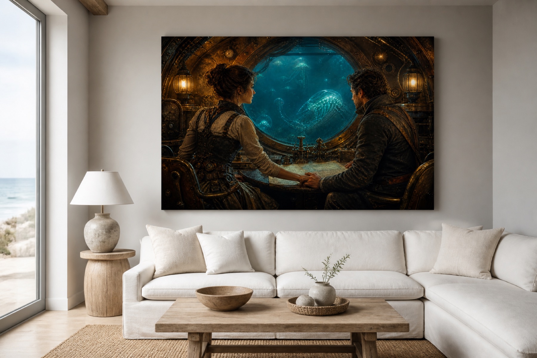 Submarine observatory vaaka canvas-taulu