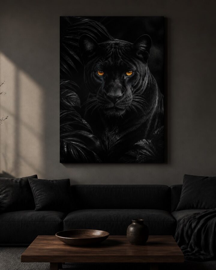 Meripihkan pantteri canvas-taulu