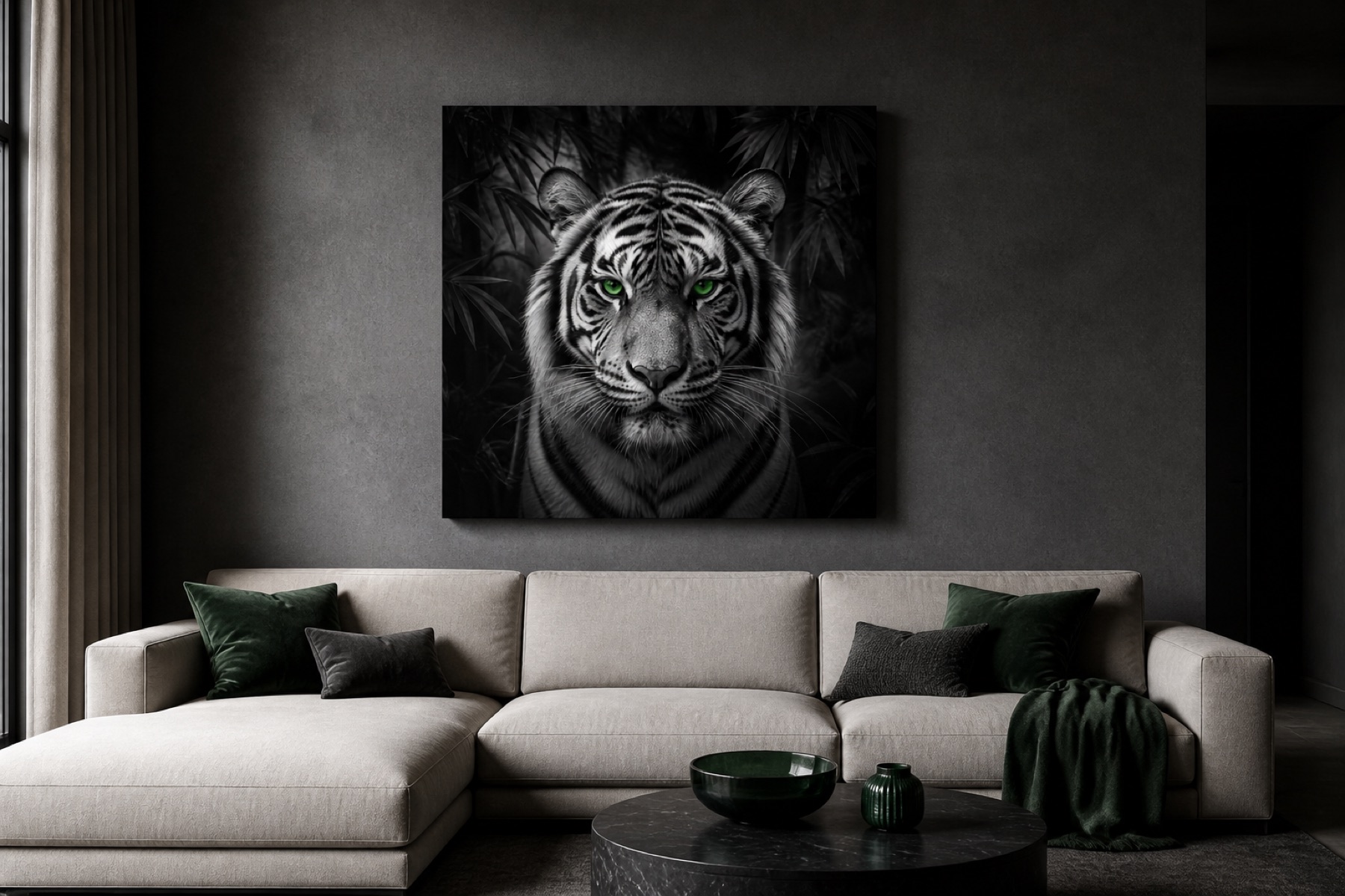 Smaragditiikeri canvas-taulu