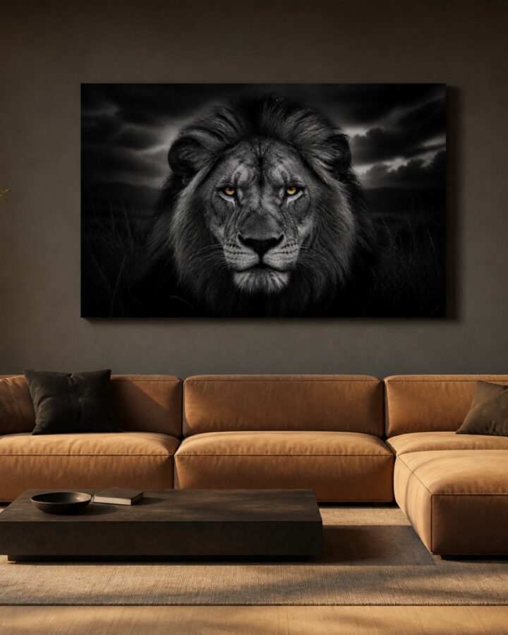 Leijonan kulta canvas-taulu