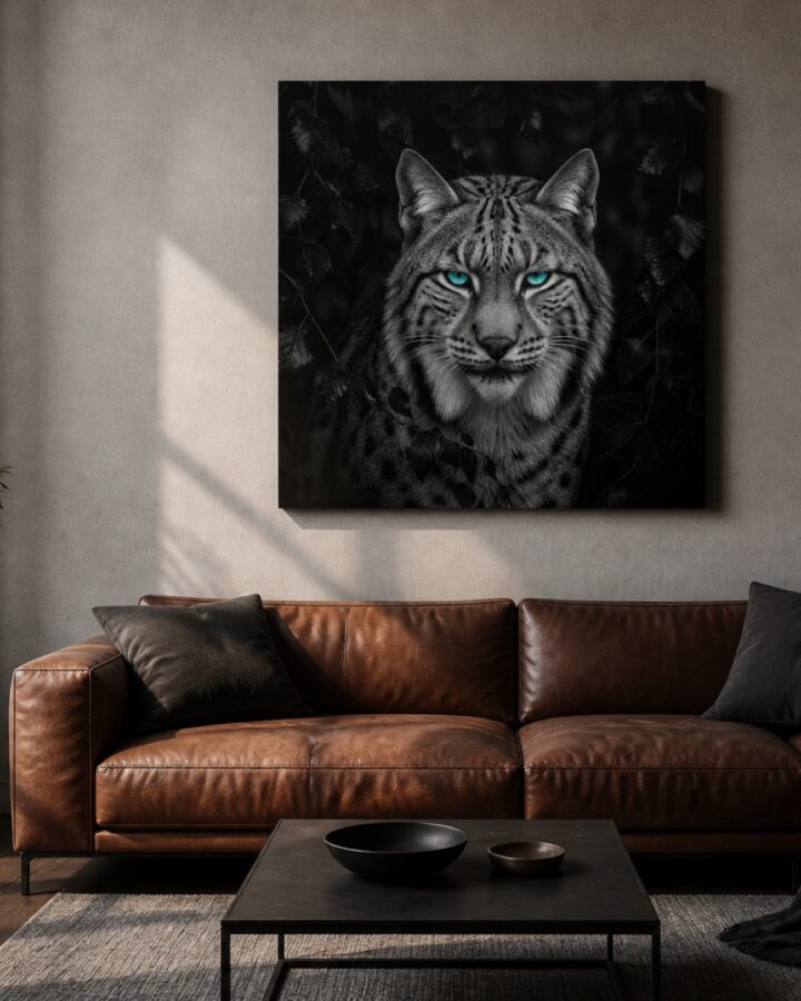 Ilveksen turkoosi canvas-taulu