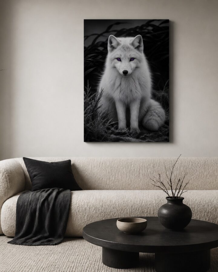 Violetin ketun uni canvas-taulu