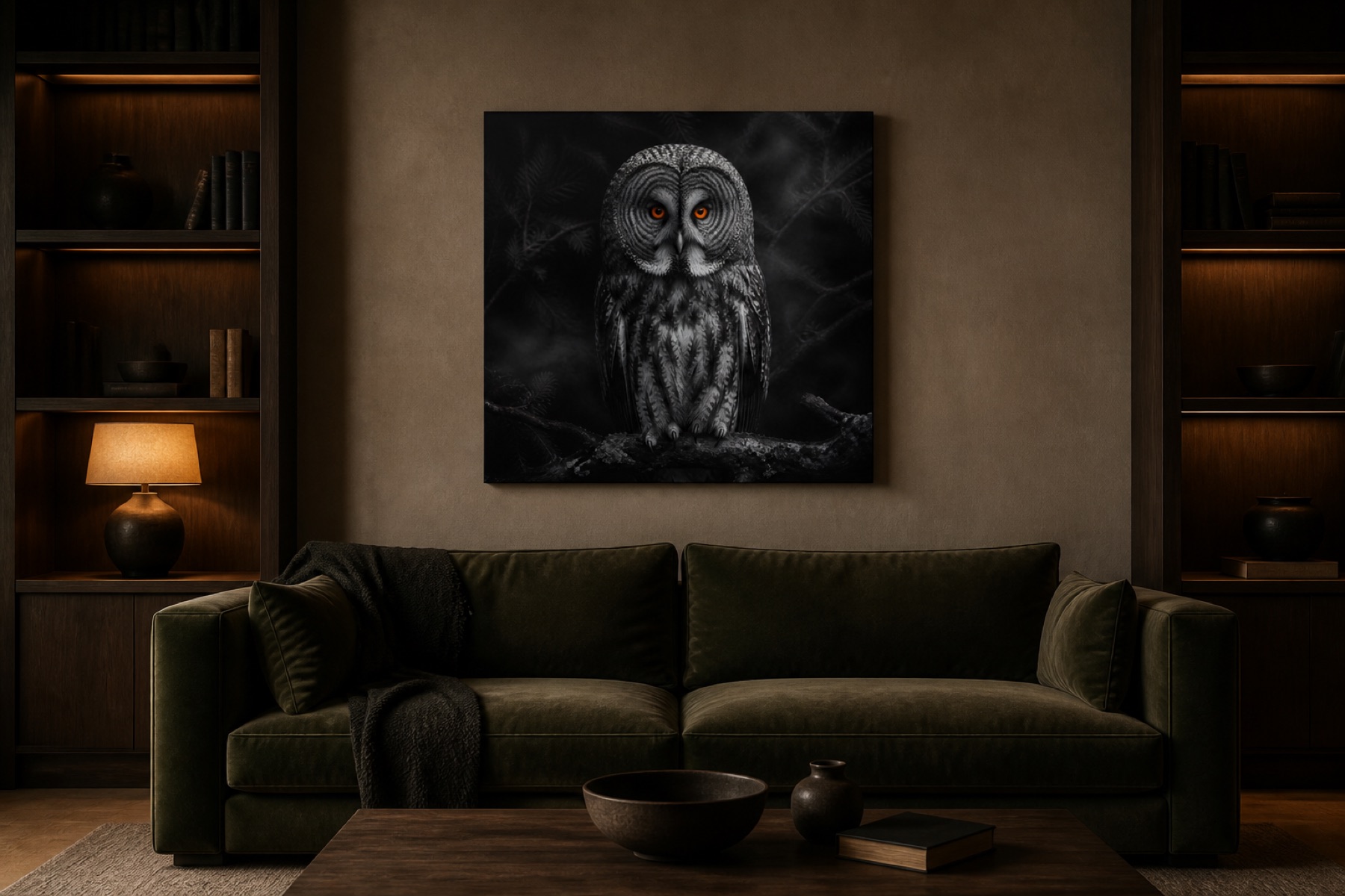 Pollon tuli canvas-taulu