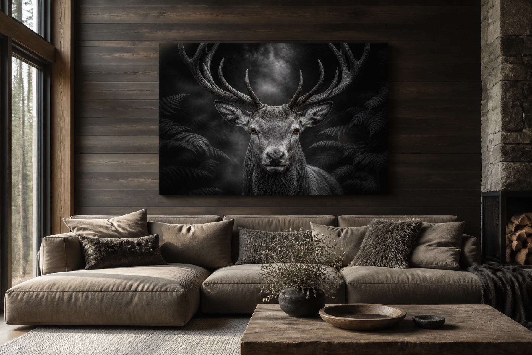 Sarvien vartija canvas-taulu